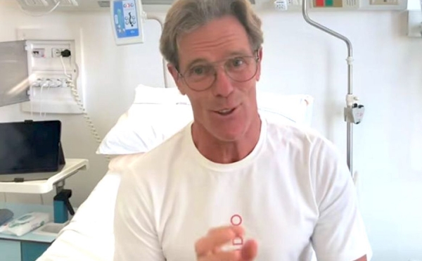 Mario Cipollini, Weltmeister 2002, mit Herzproblemen im Spital