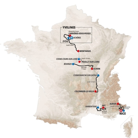 84. Paris-Nizza 8. – 15. März 2026  – 2 Schweizerteams mit Wildcarts