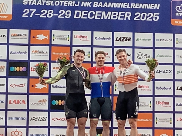 Harrie Lavreysen weer Nederlands kampioen Keirin