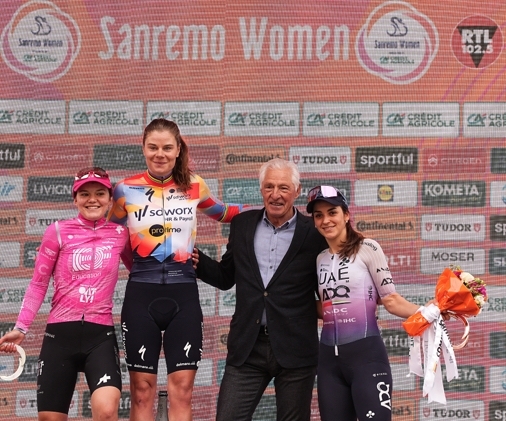 Eerste Belgische winnares in Milaan - San Remo: Lotte Kopecky
