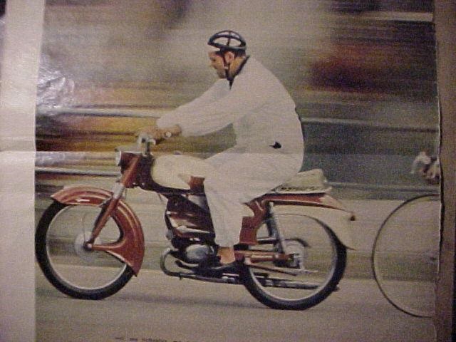info gezocht over baanwedstrijden achter Batavus 50cc